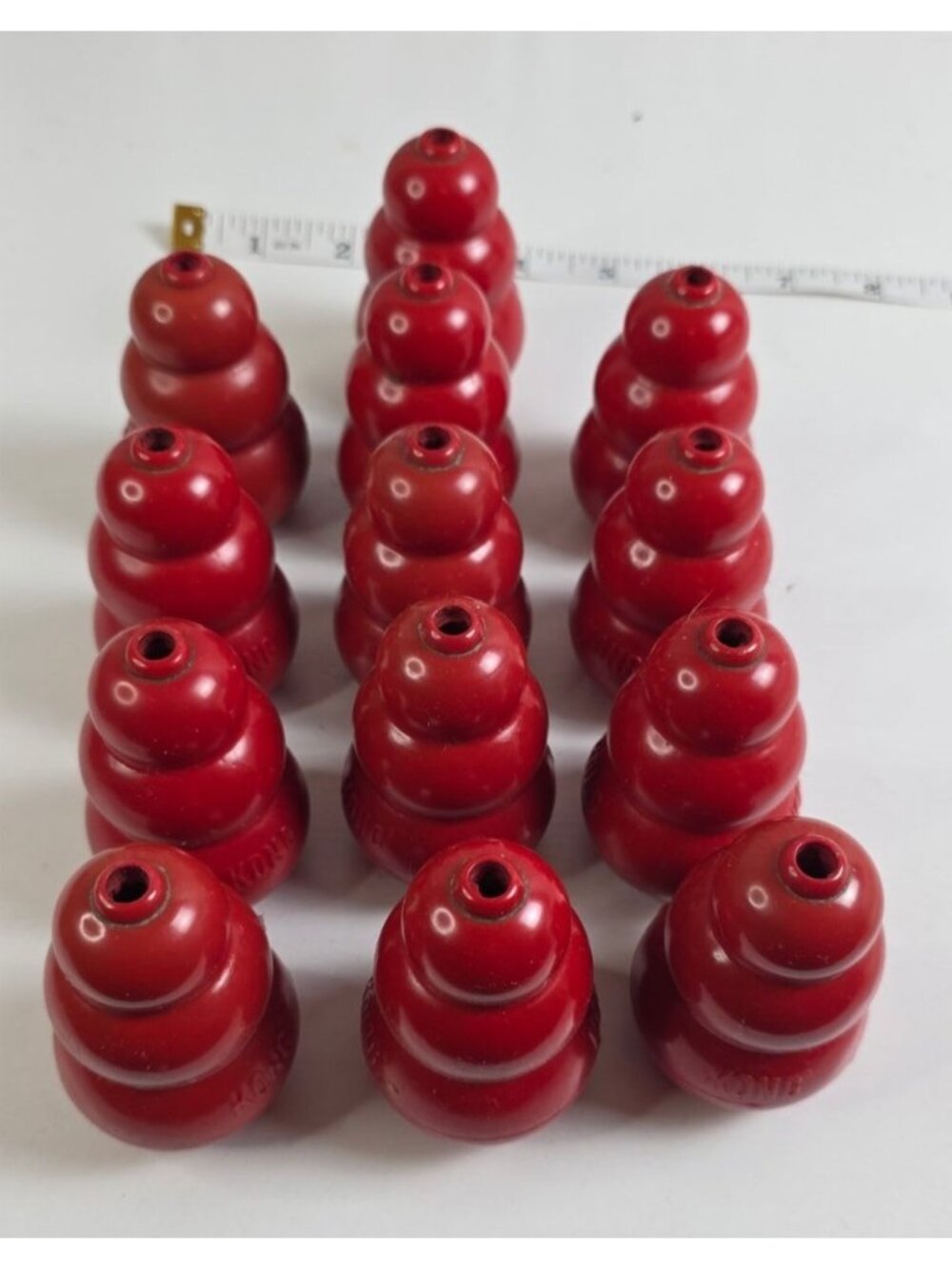 Lot of 13 New KONG Classic Red Rubber Dog Toys